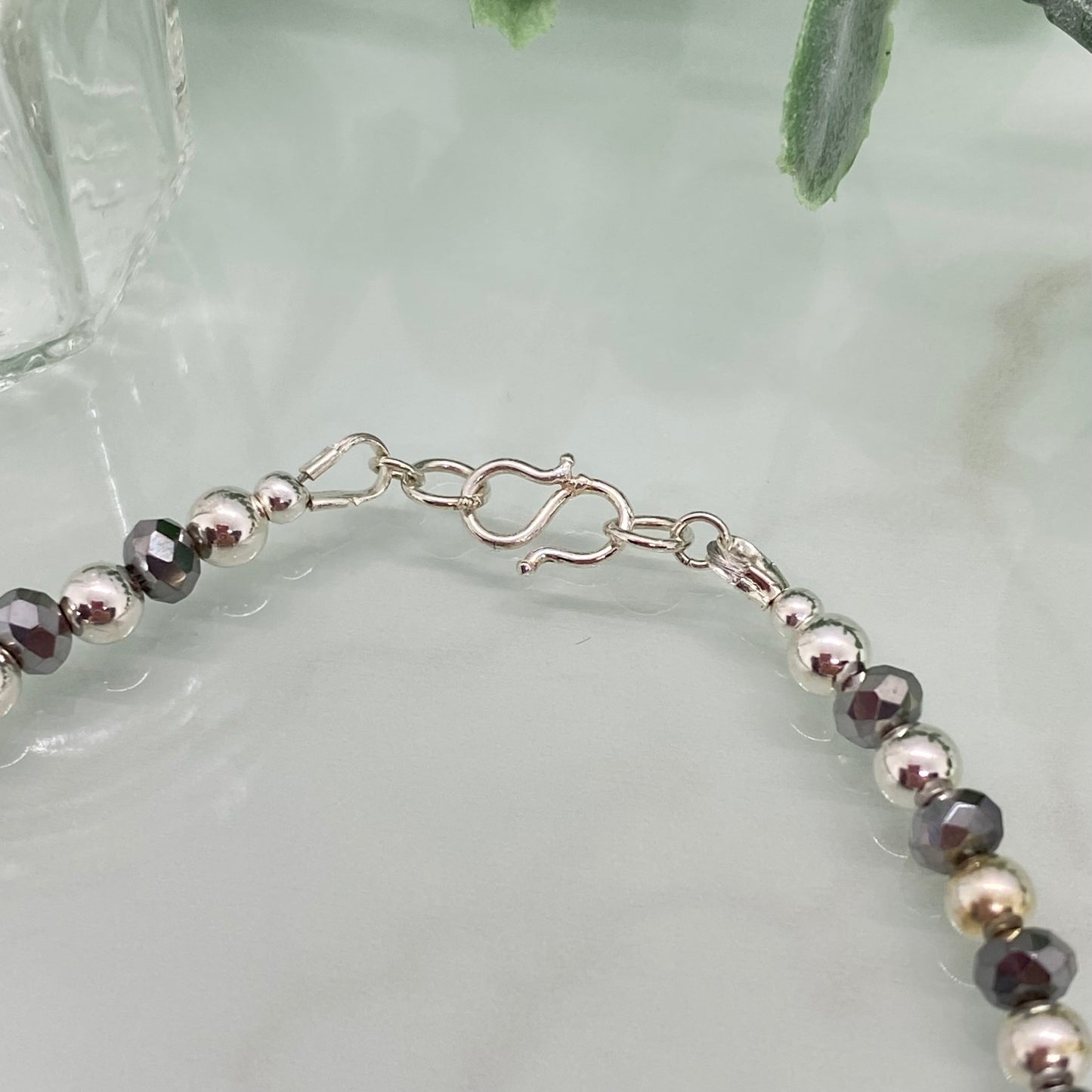 Freshwater Pearl, Sterling Silver & Crystal Bracelet
