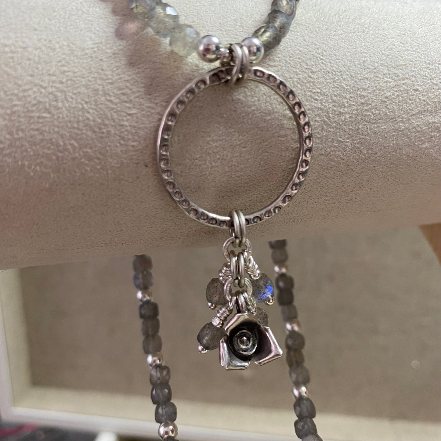 Labradorite and Sterling Silver Necklace