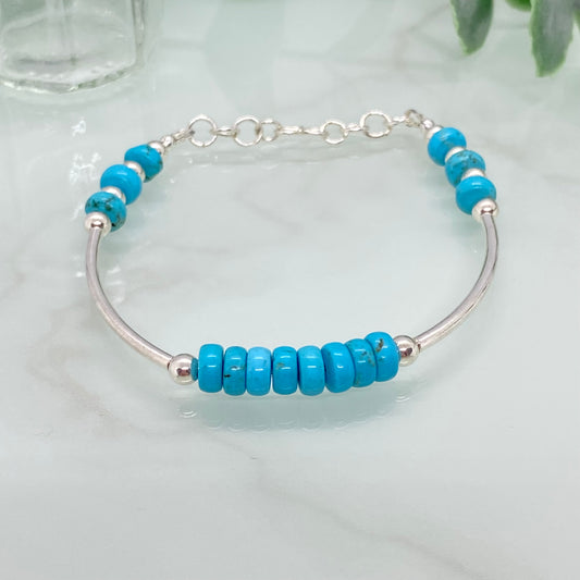 Turquoise & Sterling Silver Bracelet