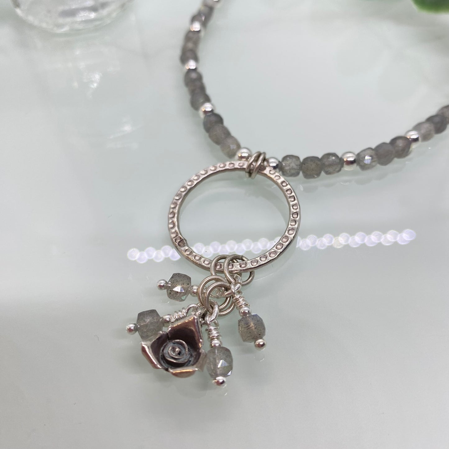 Labradorite and Sterling Silver Necklace