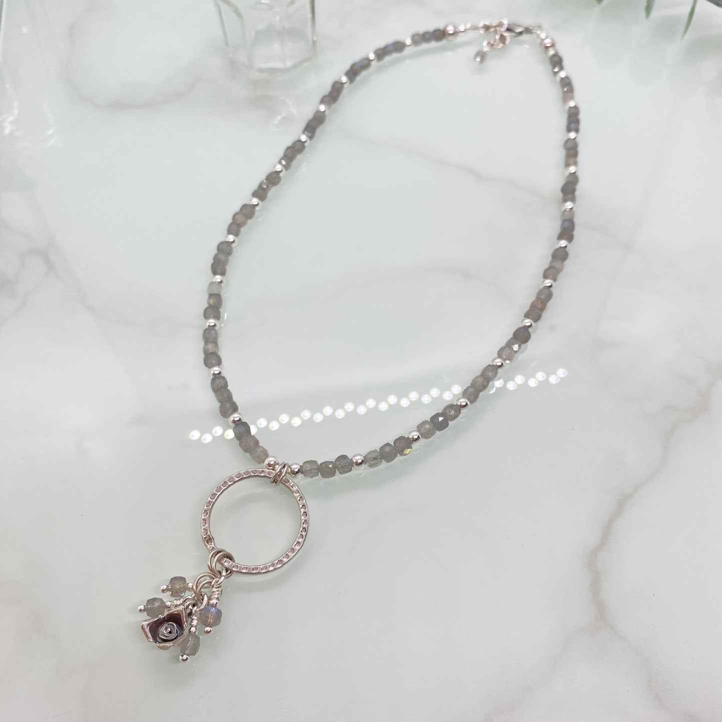 Labradorite and Sterling Silver Necklace