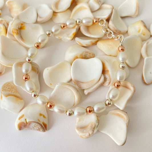 Freshwater Pearl & Sterling Silver Bracelet